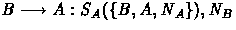 $B \longrightarrow A: S_A(\{B,A,N_A\}),N_B$