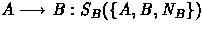 $A \longrightarrow B: S_B(\{A,B,N_B\})$