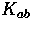 $K_{ab}$