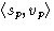 $\langle s_p, v_p\rangle$