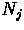 $N_{j}$