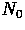 $N_{0}$
