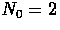 $N_{0} = 2$