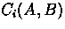 $C_{i}(A,B)$