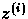 $z^{(i)}$